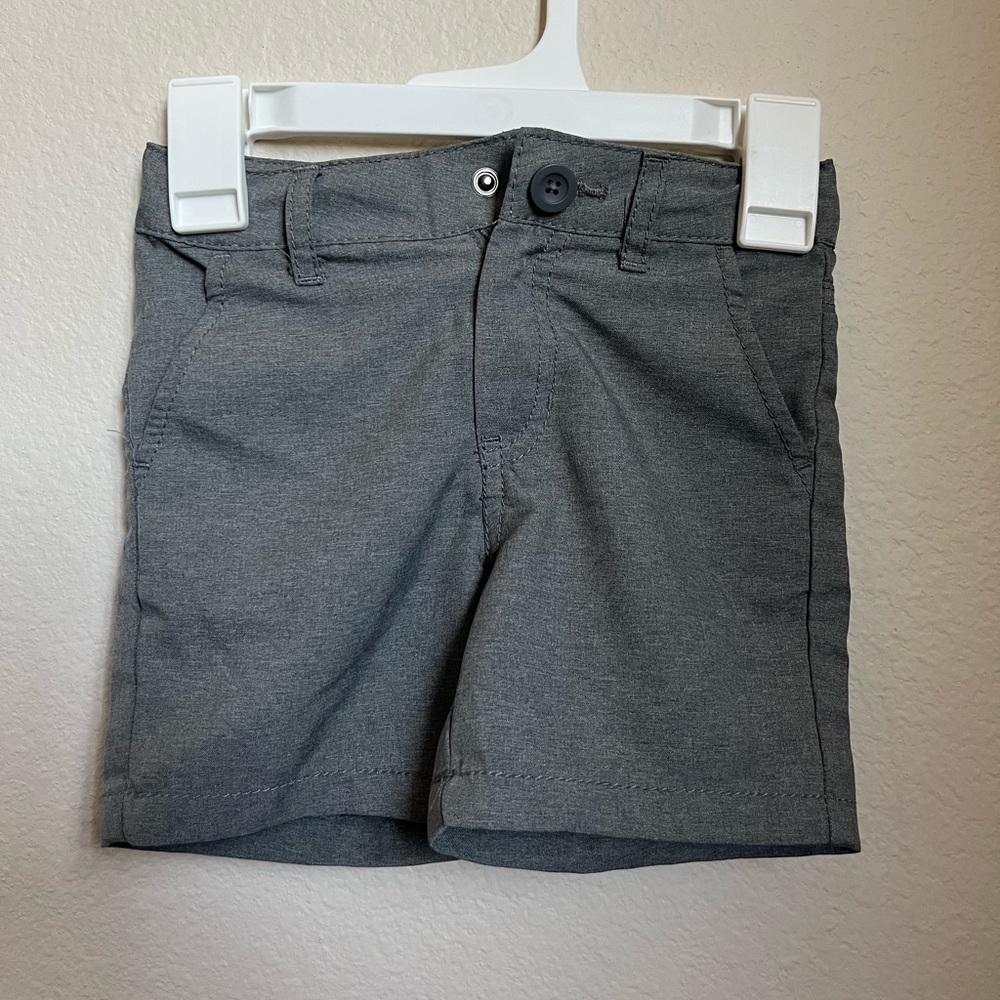 Boys Gray Casual Shorts